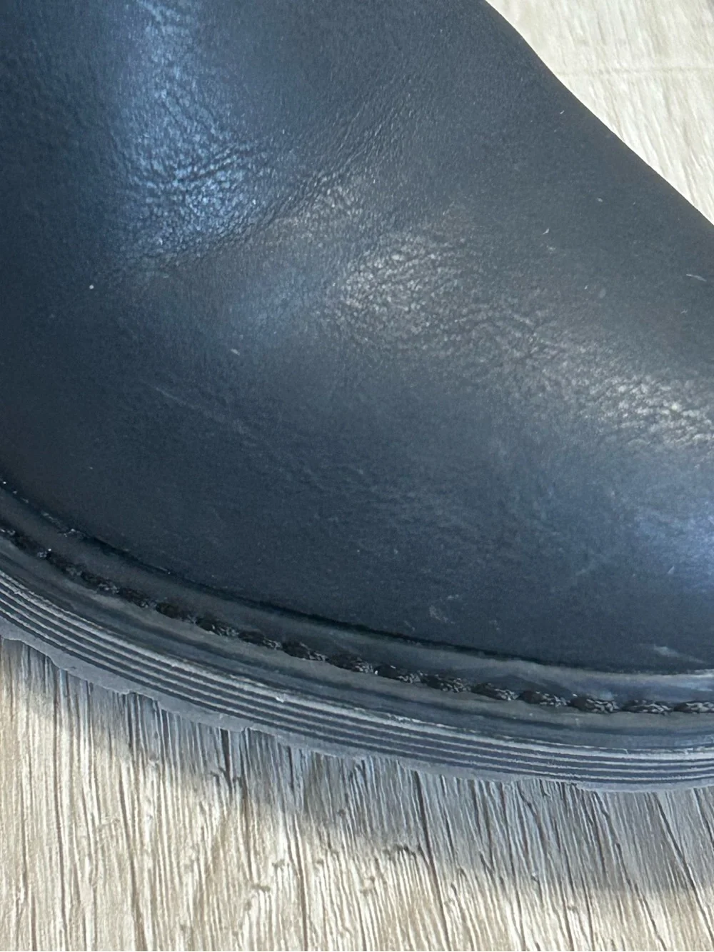 White Mountain Black Quilted Ankle Boot with Buckle Detail Size 6.5